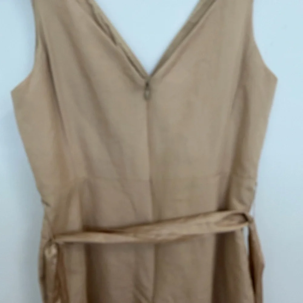 J. Crew Tan Wrap Mini Dress
